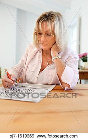 Senior woman View Large Photo Image Stock Photo - Senior woman. Fotosearch