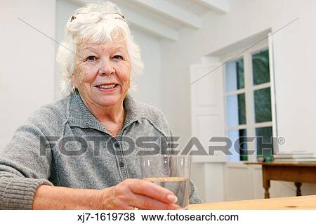 Senior woman View Large Photo Image Stock Photo - Senior woman. Fotosearch