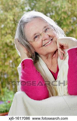 Senior woman View Large Photo Image Stock Photograph - Senior woman. Fotosearch