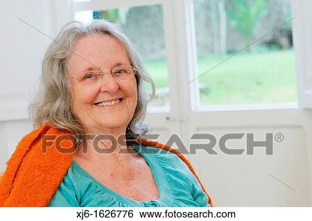 Senior woman View Large Photo Image Stock Photograph - Senior woman. Fotosearch
