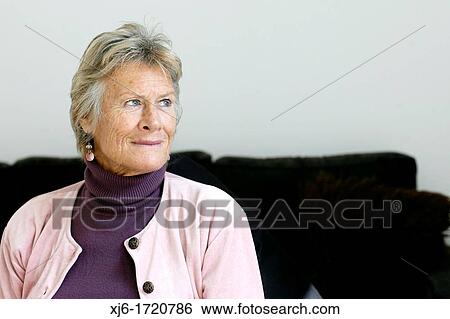 Senior woman View Large Photo Image Stock Photograph - Senior woman. Fotosearch