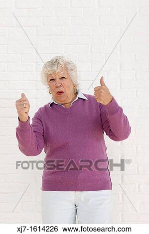 Senior woman View Large Photo Image Stock Photograph - Senior woman. Fotosearch