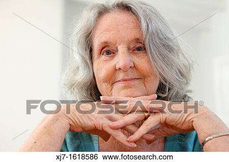 Senior woman View Large Photo Image Stock Photograph - Senior woman. Fotosearch