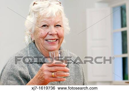 Stock Photograph - Senior woman. Fotosearch