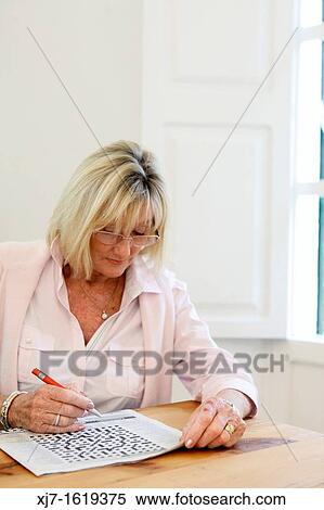 Stock Photography - Senior woman. Fotosearch