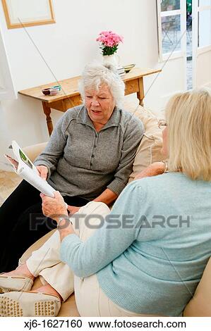 Stock Image - Senior women. Fotosearch