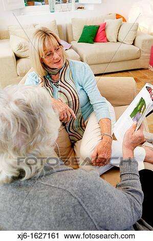 Stock Image - Senior women. Fotosearch