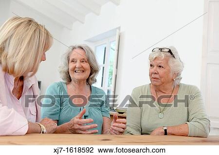 Senior women View Large Photo Image Stock Image - Senior women. Fotosearch