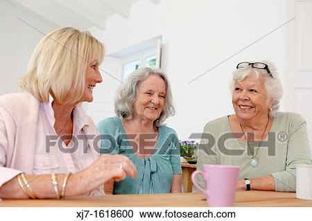 Stock Image - Senior women. Fotosearch