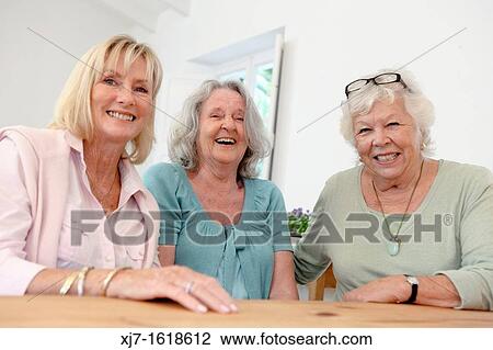 Stock Image - Senior women. Fotosearch