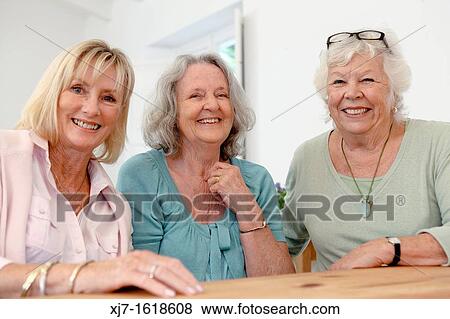 Stock Photo - Senior women. Fotosearch