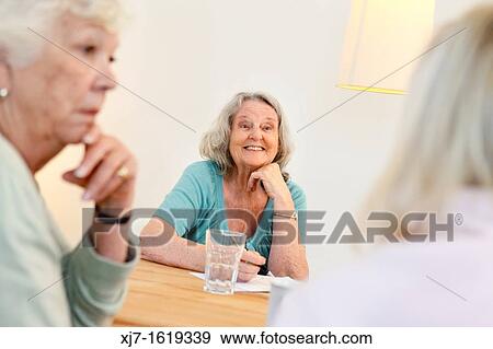 Stock Photo - Senior women. Fotosearch