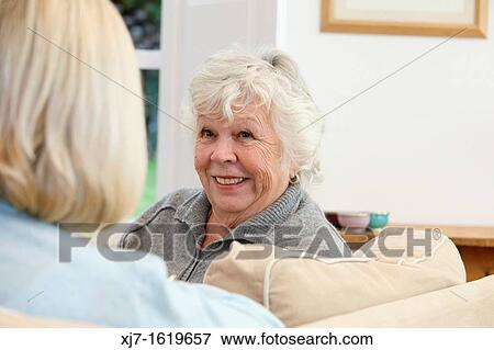 Stock Photo - Senior women. Fotosearch