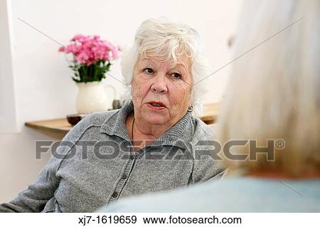 Stock Photo - Senior women. Fotosearch