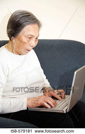 Seniors and technology View Large Photo Image Stock Image - Seniors and technology. Fotosearch