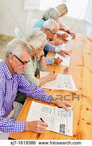 Stock Photograph - Seniors. Fotosearch