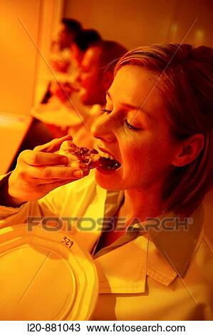 Stock Image - Sensory Laboratory, food analysis, Azti-Tecnalia, Marine and Food Research Technological Centre, Derio, Biscay, Basque Country, Spain. Fotosearch