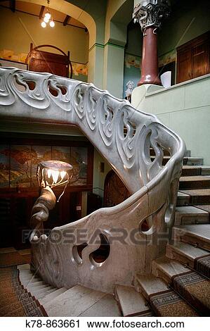 Sep 2008 - The staircase at Gorky house museum, Moscow, Russia View Large Photo Image Stock Image - Sep 2008 - The staircase at Gorky house museum, Moscow, Russia. Fotosearch