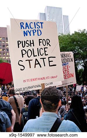 September 30, 2011, Downtown Manhattan, One Police Plaza near City Hall, Occupy Wall Street is an ongoing series of demonstrations in New York City, protesting against social and economic inequality View Large Photo Image Stock Photo - September 30, 2011, Downtown Manhattan, One Police Plaza near City Hall, Occupy Wall Street is an ongoing series of demonstrations in New York City, protesting against social and economic inequality. Fotosearch