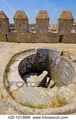 Serpa, Stone stairs at Castle, Baixo Alentejo, Portugal, Europe. View Large Photo Image Stock Photo - Serpa, Stone stairs at Castle, Baixo Alentejo, Portugal, Europe.. Fotosearch