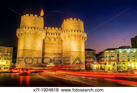 Serrano towers, Valencia, Spain View Large Photo Image Stock Photo - Serrano towers, Valencia, Spain. Fotosearch