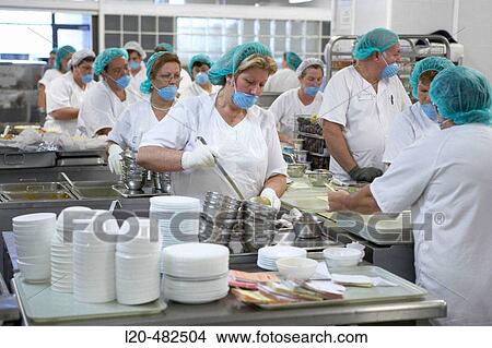 Serving line, kitchen. Hospital Universitario Gran Canaria Doctor Negrin, Las Palmas de Gran Canaria. Canary Islands, Spain View Large Photo Image Picture - Serving line, kitchen. Hospital Universitario Gran Canaria Doctor Negrin, Las Palmas de Gran Canaria. Canary Islands, Spain. Fotosearch
