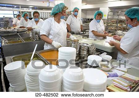 Serving line, kitchen. Hospital Universitario Gran Canaria Doctor Negrin, Las Palmas de Gran Canaria. Canary Islands, Spain View Large Photo Image Stock Image - Serving line, kitchen. Hospital Universitario Gran Canaria Doctor Negrin, Las Palmas de Gran Canaria. Canary Islands, Spain. Fotosearch