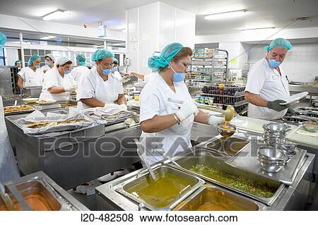 Serving line, kitchen. Hospital Universitario Gran Canaria Doctor Negrin, Las Palmas de Gran Canaria. Canary Islands, Spain View Large Photo Image Stock Photo - Serving line, kitchen. Hospital Universitario Gran Canaria Doctor Negrin, Las Palmas de Gran Canaria. Canary Islands, Spain. Fotosearch
