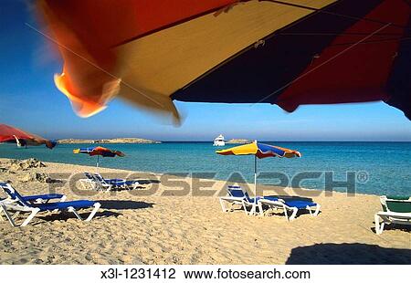 Stock Image - Ses Illetes beach Formentera The Balearic Islands Spain. Fotosearch