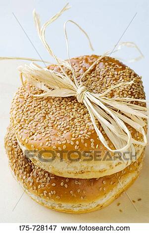Stock Photo - Sesame bread. Fotosearch