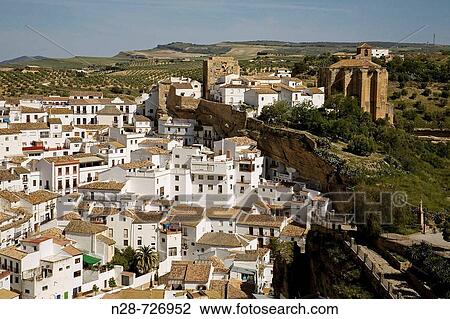 Setenil de las Bodegas. Pueblos Blancos (? white towns? ), Cadiz province, Andalucia, Spain View Large Photo Image Stock Image - Setenil de las Bodegas. Pueblos Blancos (? white towns? ), Cadiz province, Andalucia, Spain. Fotosearch