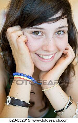 Stock Photography - Seventeen year old girl. Fotosearch