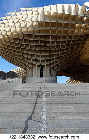Sevilla Spain Metropol Parasol in the square of the Encarnacion in Seville View Large Photo Image Stock Image - Sevilla Spain Metropol Parasol in the square of the Encarnacion in Seville. Fotosearch