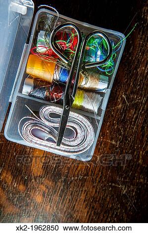 sewing kit View Large Photo Image Stock Image - sewing kit. Fotosearch