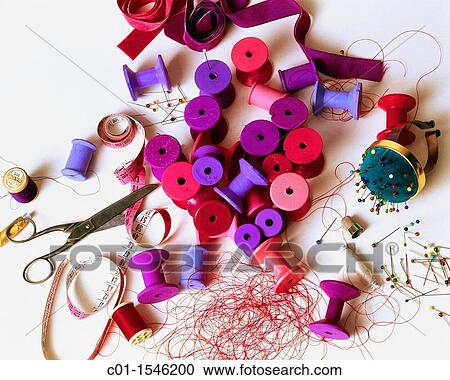 Sewing thread reels View Large Photo Image Stock Image - Sewing thread reels. Fotosearch