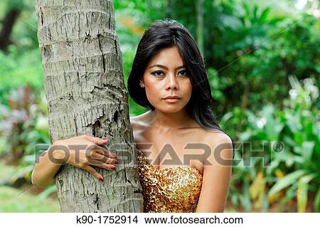Sexy young woman, Indonesia, Asia View Large Photo Image Picture - Sexy young woman, Indonesia, Asia. Fotosearch