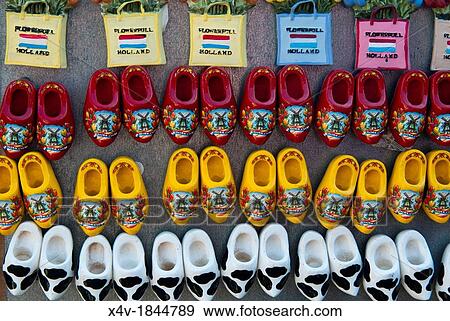 Shaped magnets Dutch clogs, Netherlands View Large Photo Image Stock Photo - Shaped magnets Dutch clogs, Netherlands. Fotosearch