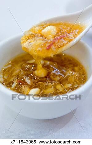 shark fin soup, restaurant of Mandarin Oriental Hotel, 15 Queen's Road Central, Hong Kong, China View Large Photo Image Stock Photography - shark fin soup, restaurant of Mandarin Oriental Hotel, 15 Queen's Road Central, Hong Kong, China. Fotosearch