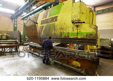 Sheet metal folder, boilermaking, Guipuzcoa, Basque Country, Spain View Large Photo Image Picture - Sheet metal folder, boilermaking, Guipuzcoa, Basque Country, Spain. Fotosearch