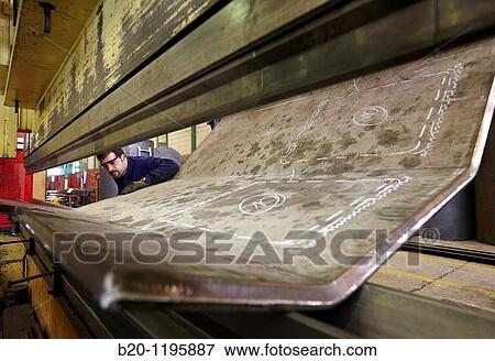 Sheet metal folder, boilermaking, Guipuzcoa, Basque Country, Spain View Large Photo Image Stock Photo - Sheet metal folder, boilermaking, Guipuzcoa, Basque Country, Spain. Fotosearch
