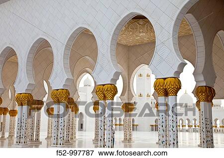 Sheikh Zayed Grand Mosque. Abu Dabhi. Emirate of Abu Dhabi. EAU. Persian Gulf. Arabia. View Large Photo Image Stock Photo - Sheikh Zayed Grand Mosque. Abu Dabhi. Emirate of Abu Dhabi. EAU. Persian Gulf. Arabia.. Fotosearch