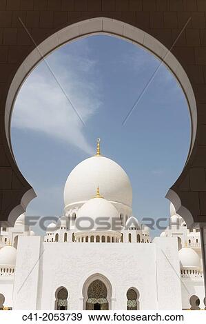 Sheikh Zayed Mosque. Abu Dhabi. UAE. View Large Photo Image Stock Photo - Sheikh Zayed Mosque. Abu Dhabi. UAE.. Fotosearch