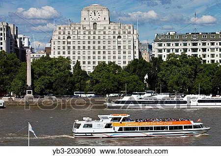 Shell Mex House and River Thames, London, England. 1015 View Large Photo Image Stock Image - Shell Mex House and River Thames, London, England. 1015. Fotosearch