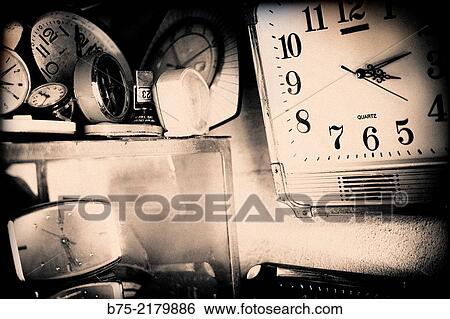 Shelves full of watches in a watchmaker to be repair in the Medina of Fez, Morocco, Africa. View Large Photo Image Stock Photograph - Shelves full of watches in a watchmaker to be repair in the Medina of Fez, Morocco, Africa.. Fotosearch