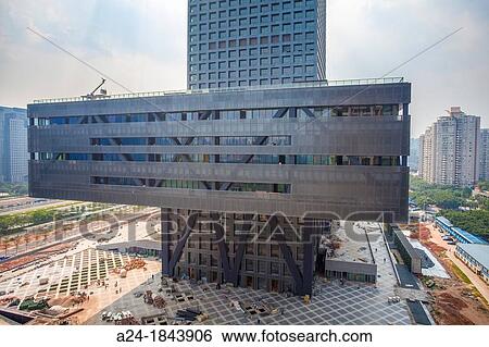 Shenzhen City, Civic Center square, new Shenzhen Stock exchange View Large Photo Image Stock Photograph - Shenzhen City, Civic Center square, new Shenzhen Stock exchange. Fotosearch