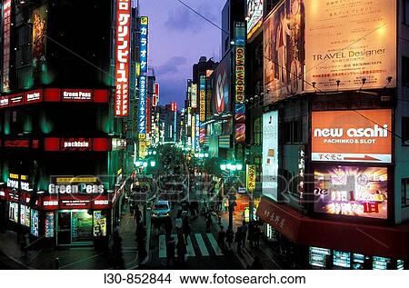Shinjuku, Tokyo, Japan View Large Photo Image Picture - Shinjuku, Tokyo, Japan. Fotosearch