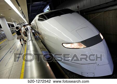 Shinkansen, Railway station, Shinjuku, Tokyo, Japan. View Large Photo Image Stock Image - Shinkansen, Railway station, Shinjuku, Tokyo, Japan.. Fotosearch
