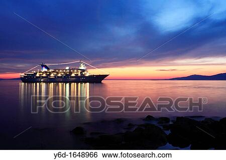 Ship at Mykonos Bay, Mykonos, Cyclades, Greece View Large Photo Image Stock Photograph - Ship at Mykonos Bay, Mykonos, Cyclades, Greece. Fotosearch