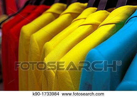 Picture - Shirts, Shop, Jakarta, Indonesia, Asia. Fotosearch