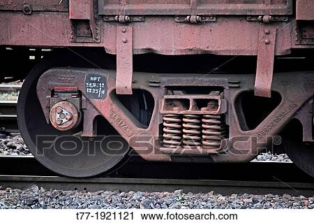 Shock absorbers of a goods transports train, Pune, Maharashtra, India View Large Photo Image Stock Image - Shock absorbers of a goods transports train, Pune, Maharashtra, India. Fotosearch